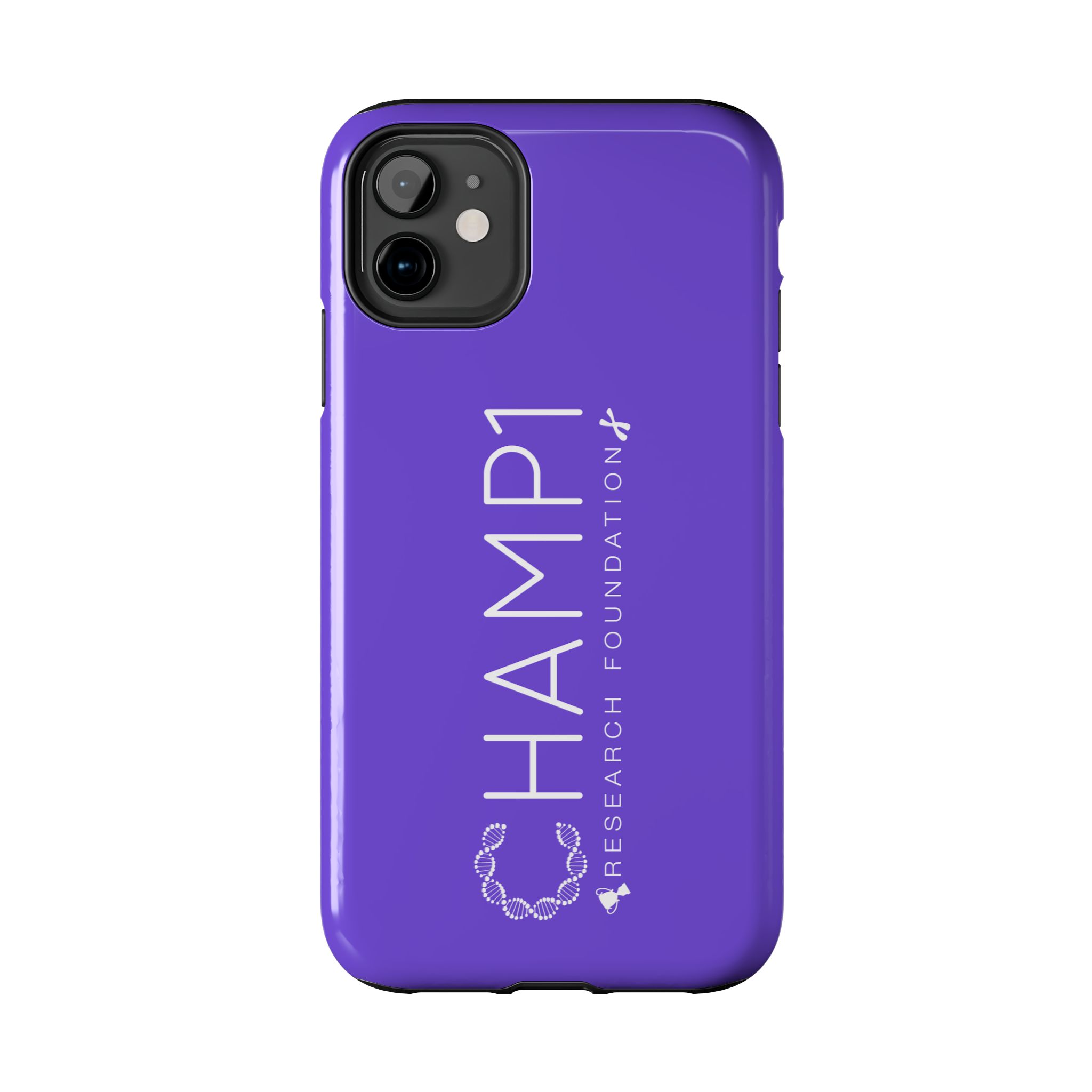 CHAMP1 Research Foundation Purple Tough Phone Case - Image 3