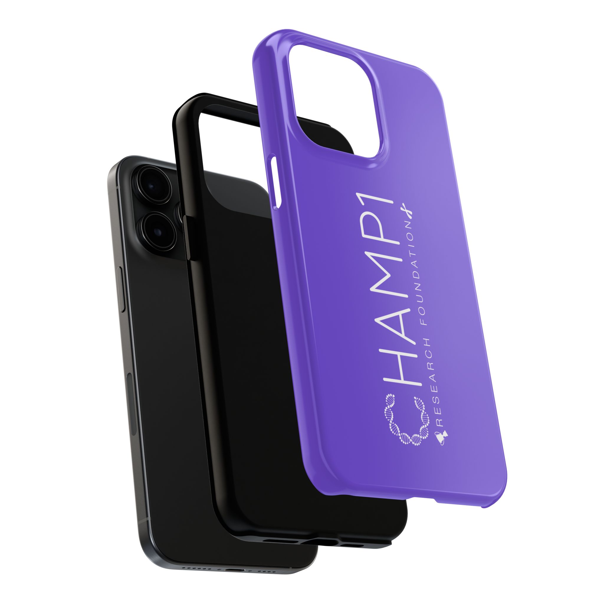 CHAMP1 Research Foundation Purple Tough Phone Case - Image 73